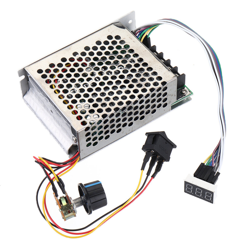 Pwm Dc Motor Governor 10V-55V 12V 24V 36V 48V 40A Motor Speed Control Module Controller With Shell And Display 6906139873499