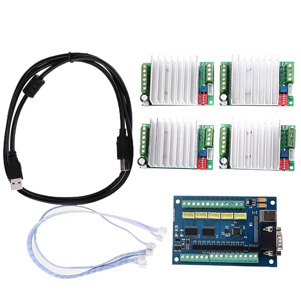 Cnc Driver Board Usb Mach3 Engraving Machine 5-Axis With Mpg Stepper Motor Controller Card 300028124826