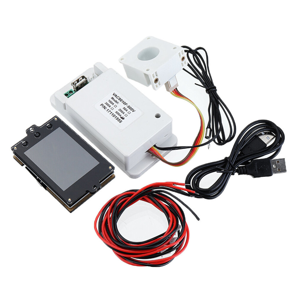Dc 500V 500A Wireless Voltage Meter Ammeter Solar Battery Charging Coulometer Capacity Power Detector Tester 838856186377