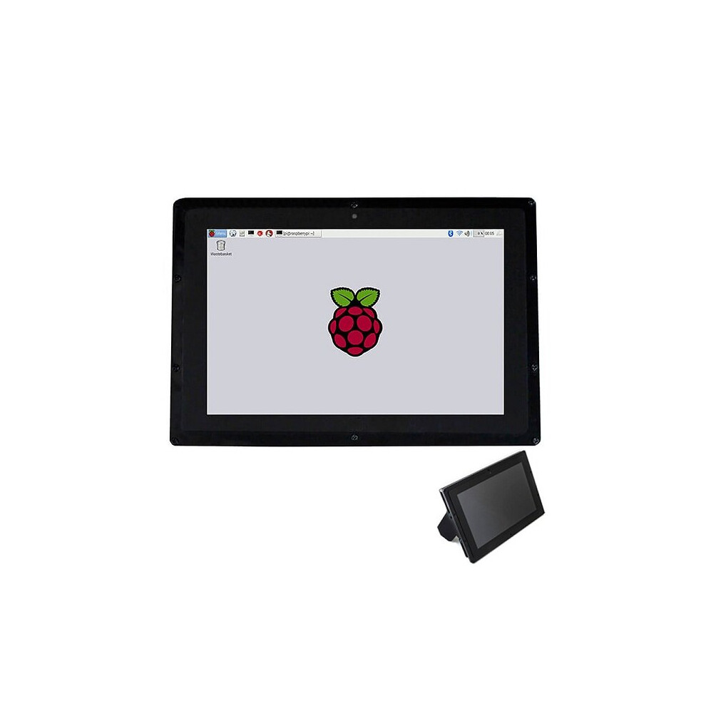 10.1 Inch Capacitive Hd Lcd Ips Touch Screen 1280X800 With Stander For Raspberry Pi Banana Pi Black 701715368408