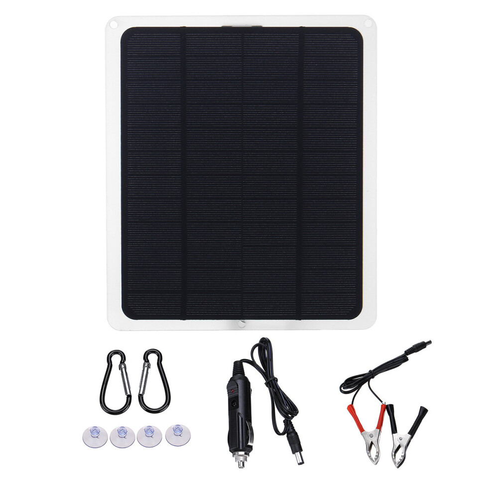 10W Monocrystalline Solar Panel Battery Charger With 5V Single Usb Interface 7711274327474