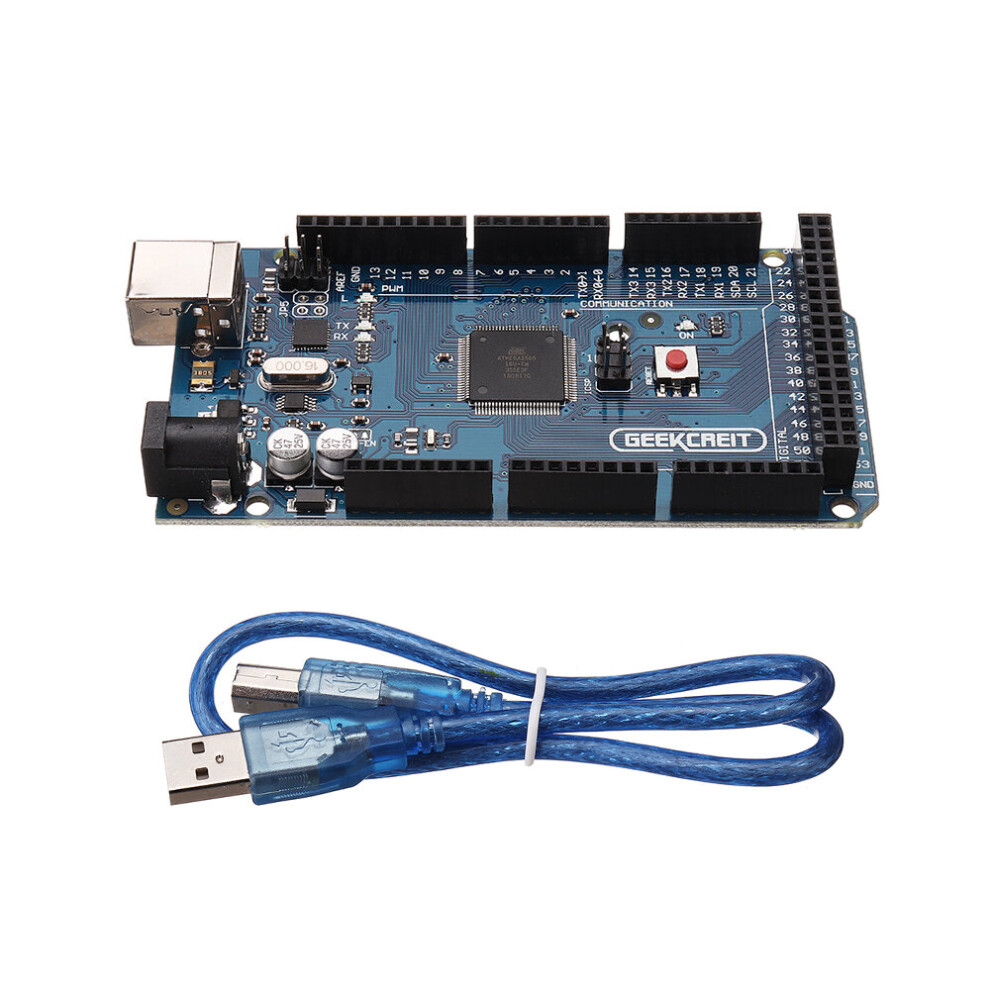 5Pcs Mega 2560 R3 Atmega2560-16Au Mega2560 Development Board With Usb Cable 773823707172