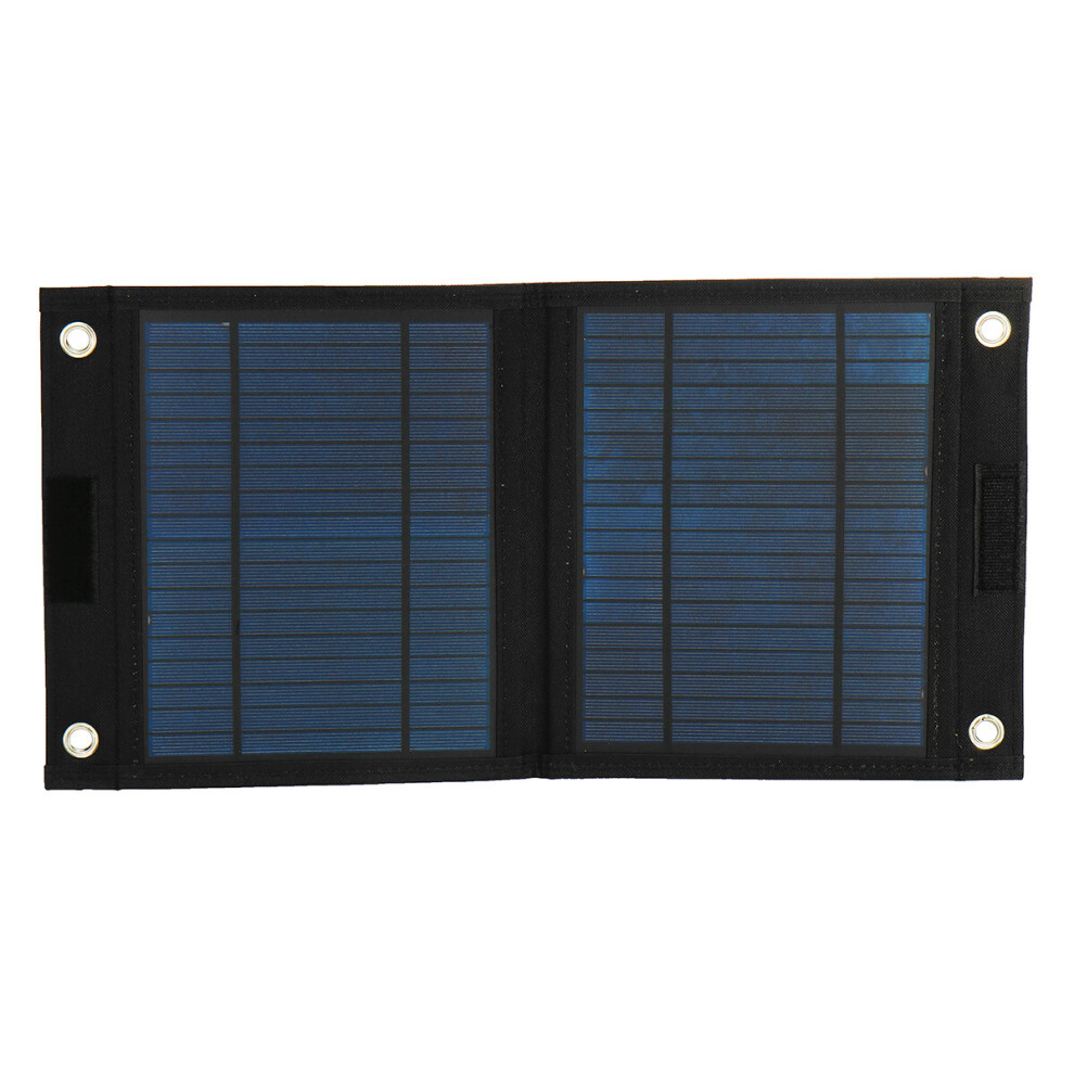 10W Foldable Dual Usb Port Solar Panel With 2Pcs Buckle 4Pcs Suction Cup 300028123508