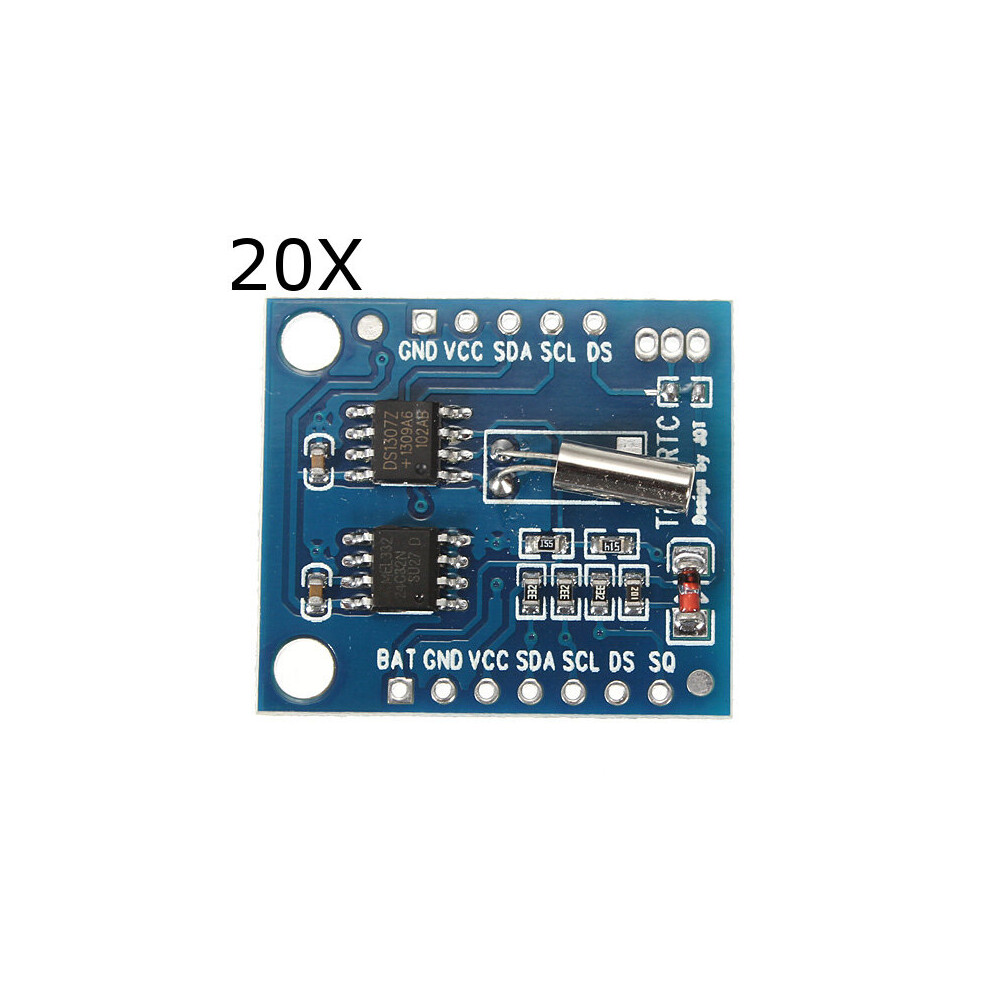 20Pcs I2c Rtc Ds1307 At24c32 Real Time Clock Module For Avr Arm Pic Smd 608442078504