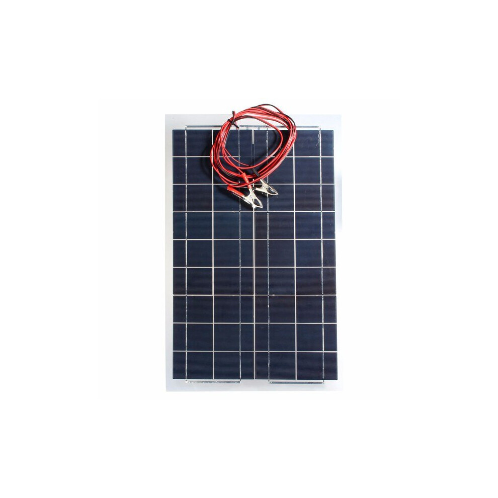 30W 12V Semi Flexible Solar Panel Device Battery Charger 608307165165