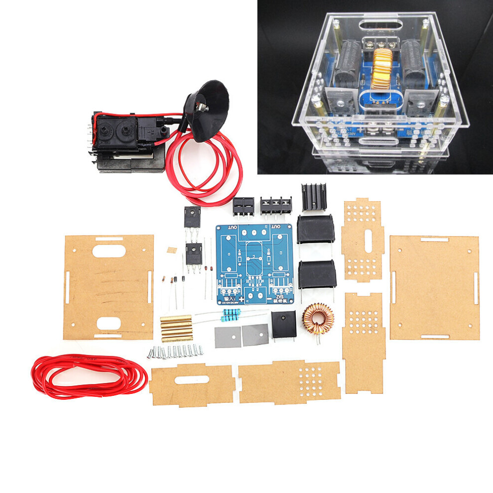 Zvs Tesla Coil Power Supply Boost High Voltage Generator Driver Board Induction Heating Module Diy Production Kit 791327407572
