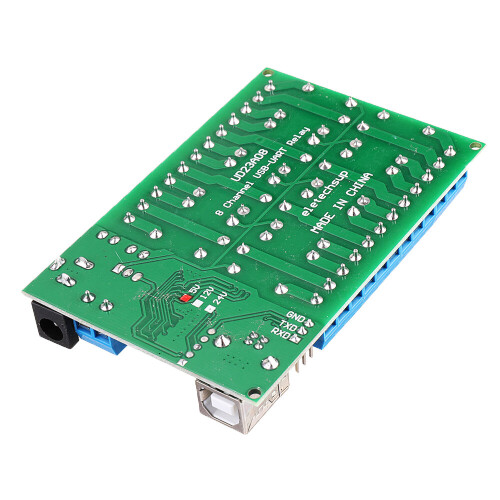 2 in 1 DC 5V 8Channel USB Serial Port Relay Module UART RS232 TTL Switch Board CH340 for Windows Linux MAX OS 1