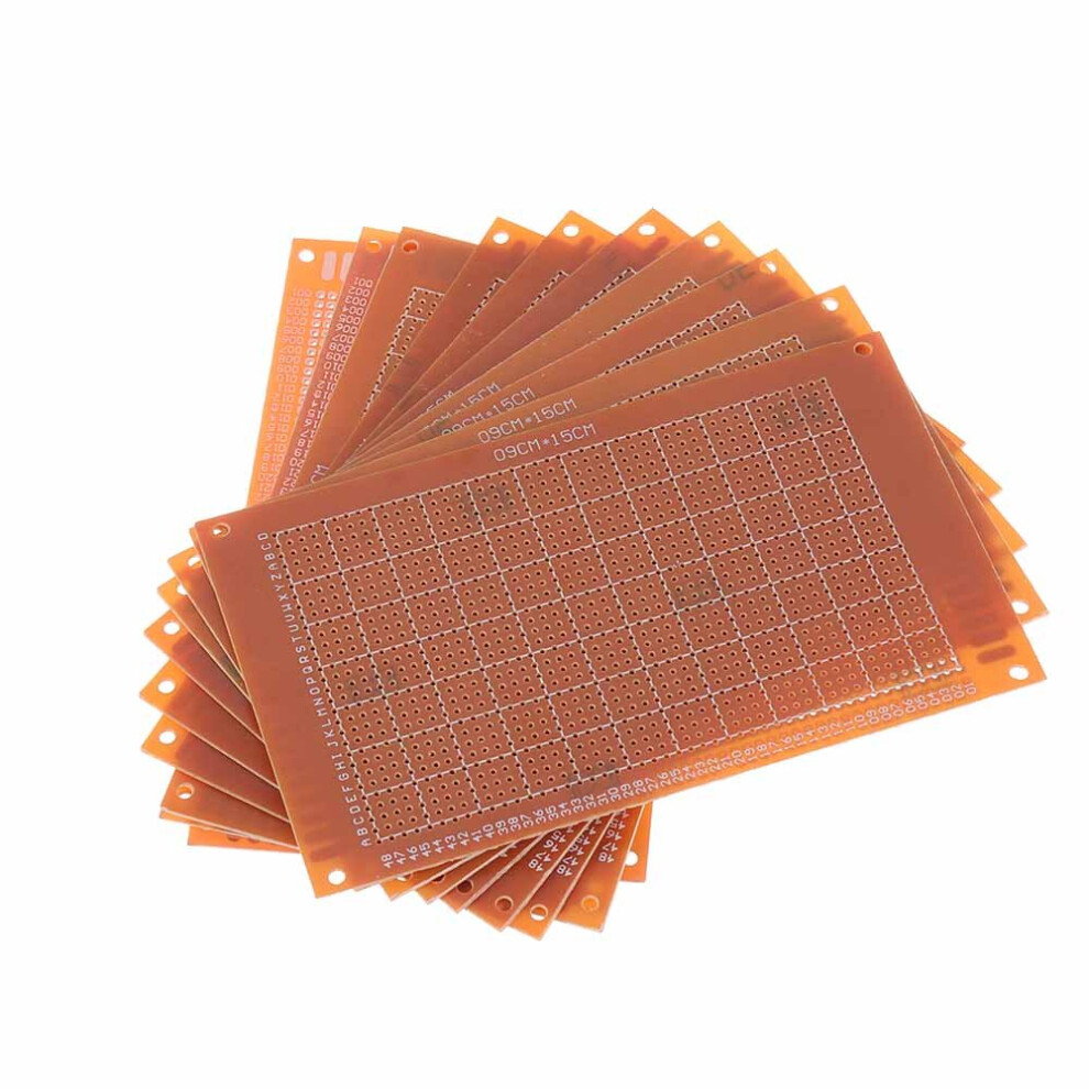 30Pcs Universal Pcb Board 9X15cm 2.54Mm Hole Pitch Diy Prototype Paper Printed Circuit Board Panel Single Sided Board 6900747398320
