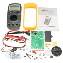 DIY DT-830T Digital Multimeter Electronic Training Kit - Ideal for Electronics Enthusiasts & Students (No 9V Battery)