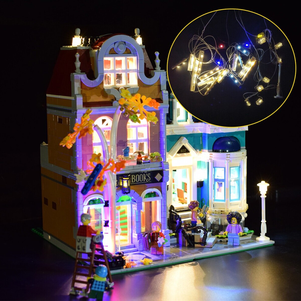 Diy Led Light Lighting Kit Only For Lego 10270 Creator Modular Bookshop Building Toy 821320990419