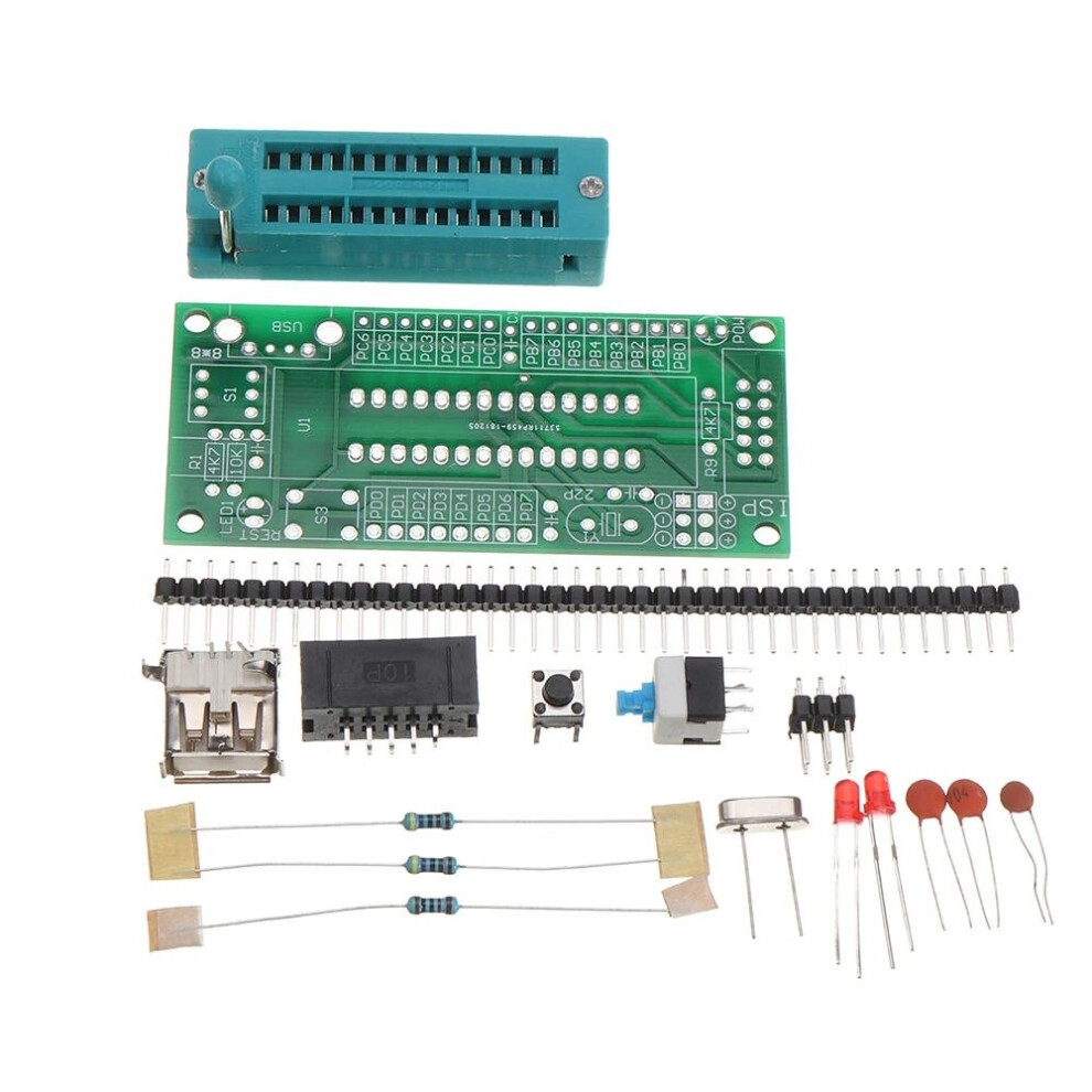 5Pcs Diy Kit Atmega8 Atmega48 Avr Minimum System Development Board Kits Miniature Mini Electronic Suite Parts Without Chip 6900750614486