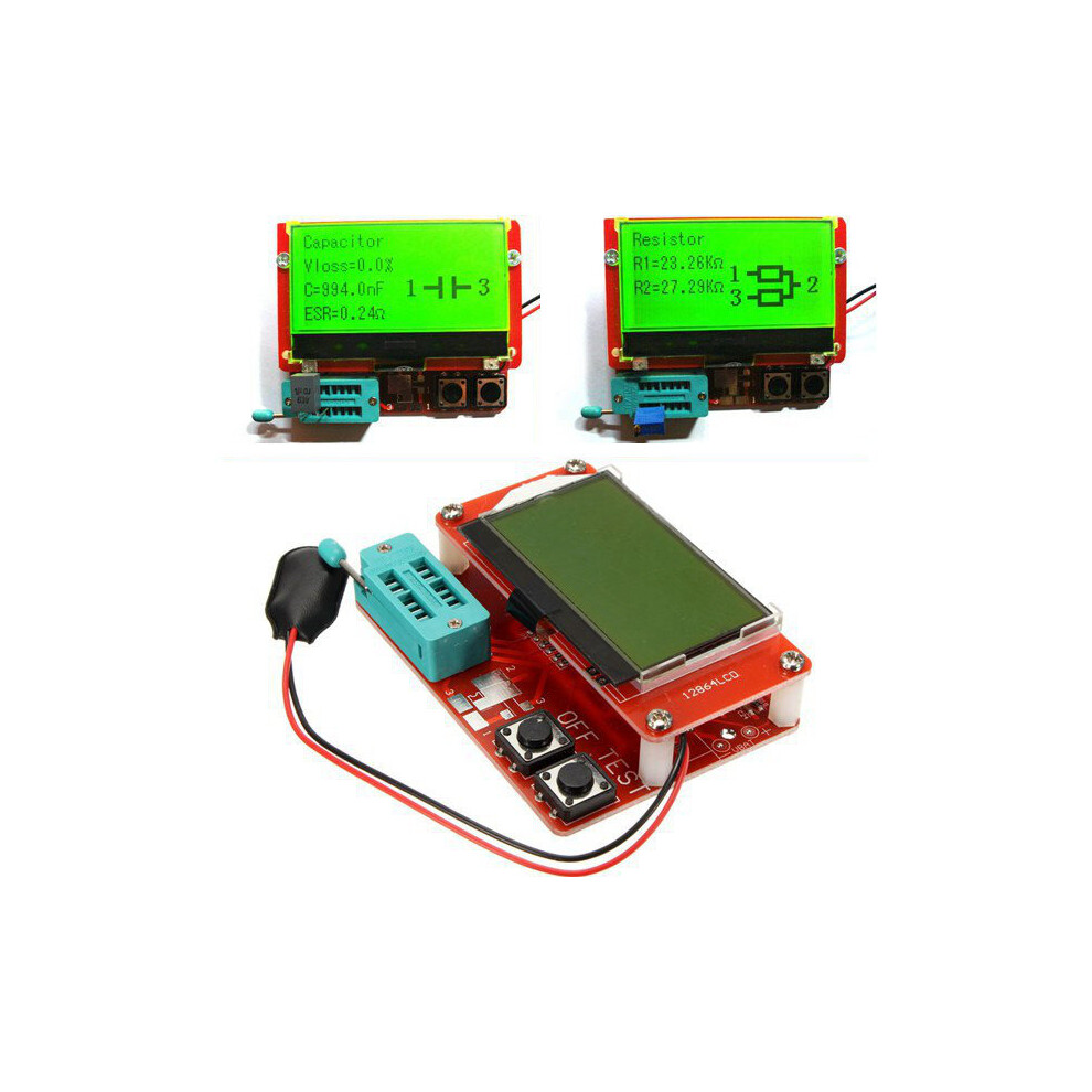 Transistor Tester Esr Capacitance Meter Resistance Inductance Measuring 773823722380
