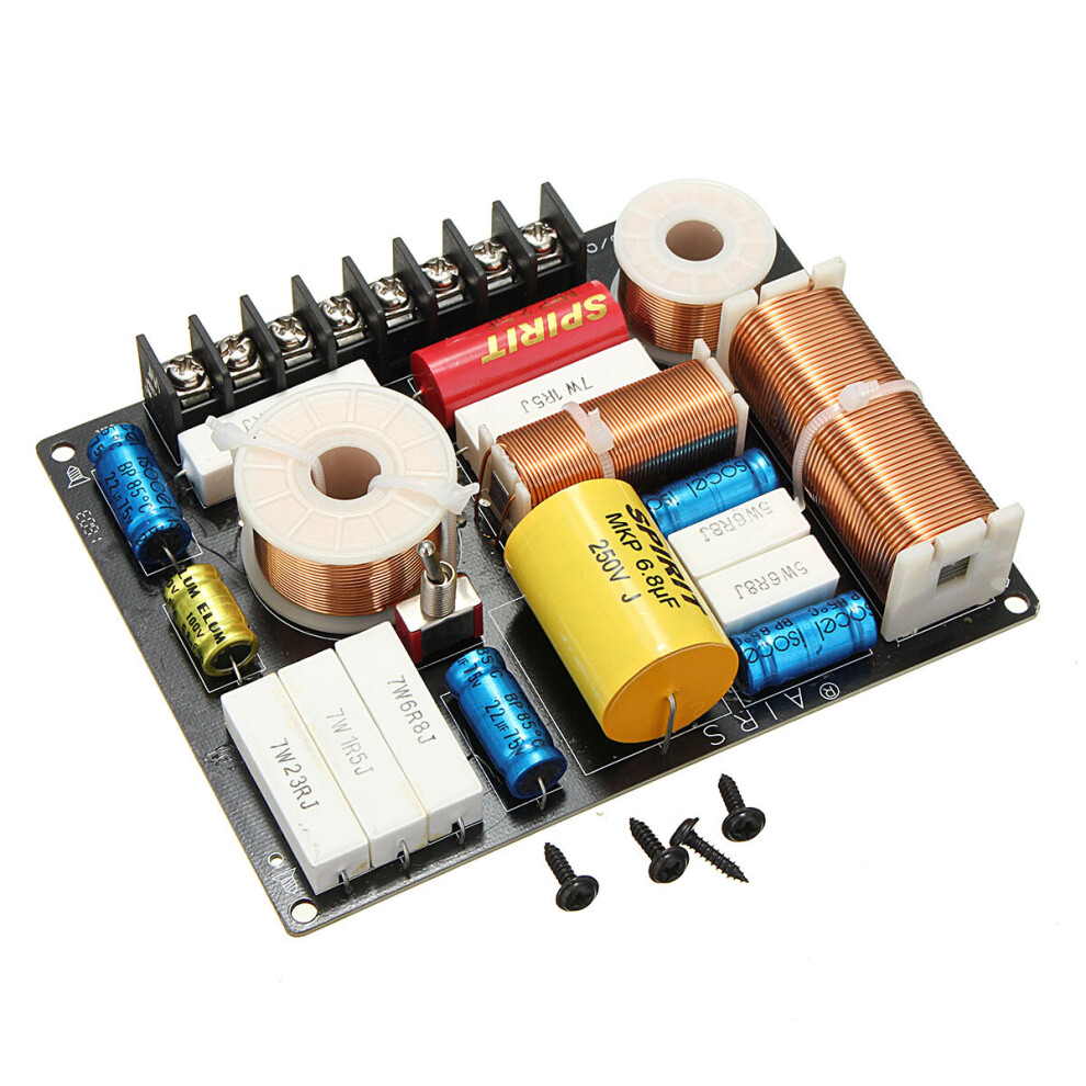 3-Way Hifi Speaker Frequency Divider Tweeter Midrange Woofer Crossover Filters 602451275343