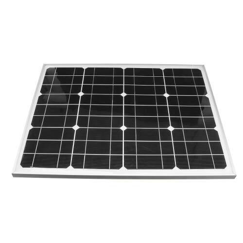 18V 40W Monocrystalline Silicon Aluminum Frame Solar Panel+Solar Controller+Cables Kit 2