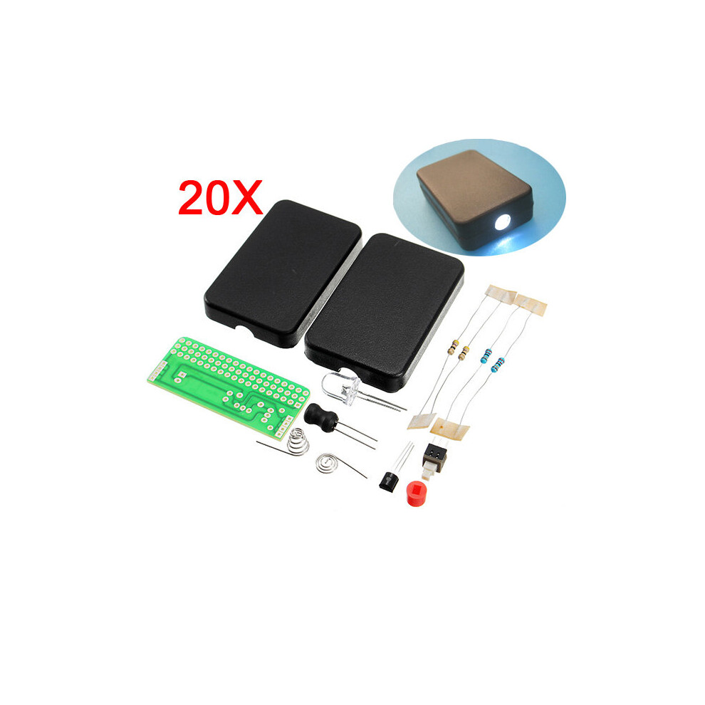 20Pcs Diy Fla-1 Simple Flashlight Circuit Board Electronic Kit 300029473640