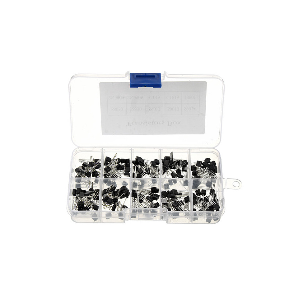 600Pcs 10 Values Transistor Assortment Kit Box Pack 60Pcs Each Value 300029479451