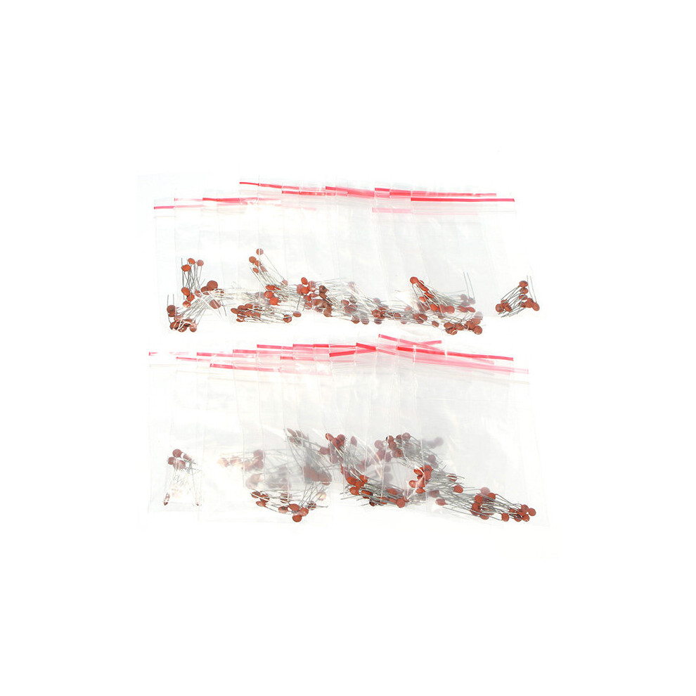 2Pf-0.1Uf 3000Pcs 30 Values 50V Ceramic Capacitor Pack Dip Capacitor Pack 100Pcs Each Value 722553251264
