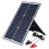 HAWEEL 20W Waterproof Solar Charging Panel Solar Panel with Tiger Clip Support Fast Charging Connected in Series 1