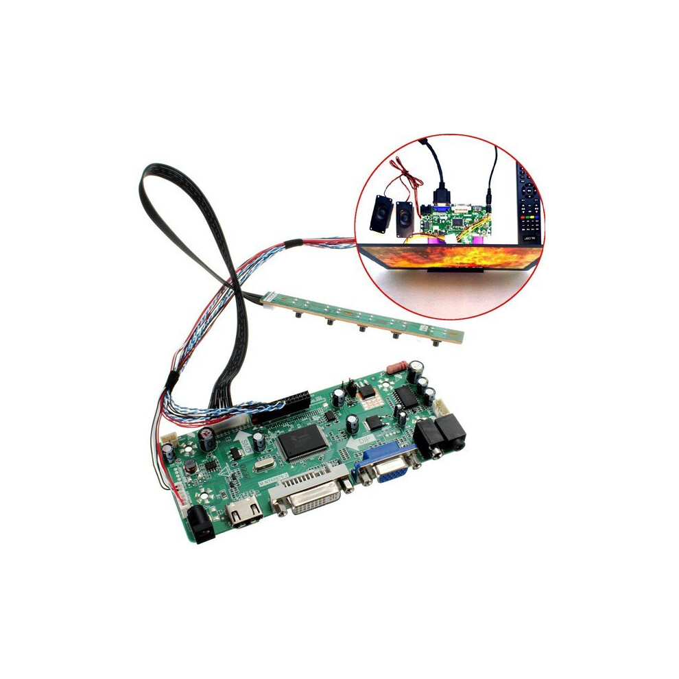 B156xw02 Lcd Controller Board Hd Dvi Vga Audio Pc Module Kit For 1366X768 300029482673