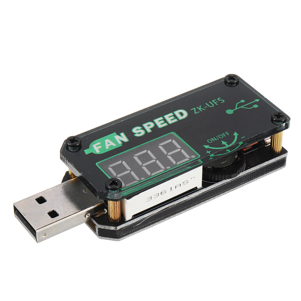 10Pcs 5V Usb Cooling Fan Governor Led Dimming Module Low Power Timer Board With Shell 300028106006