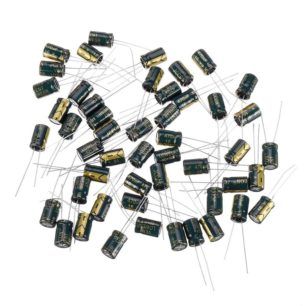 500Pcs 16V 470Uf High Frequency Low Esr Radial Electrolytic Capacitor 714998310347