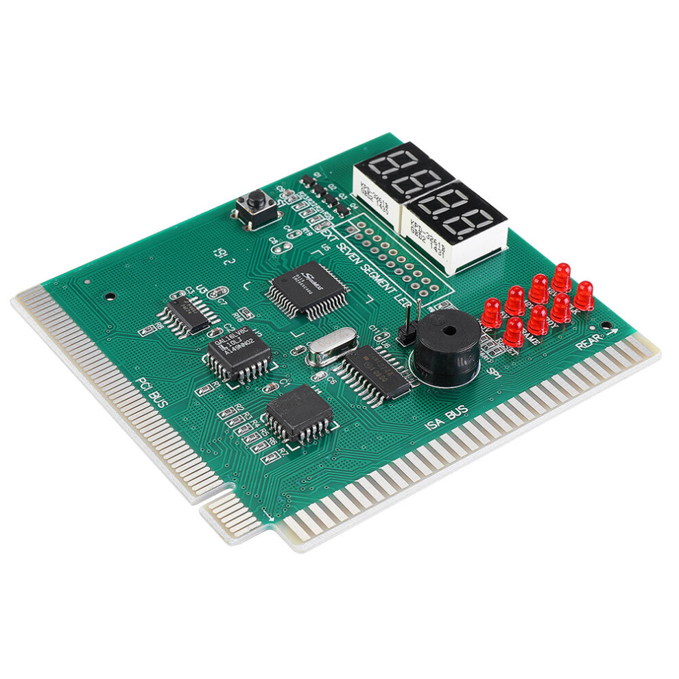 10Pcs 4-Digit Pc Analyzer Diagnostic Post Card Motherboard Post Tester Indicator With Led Display For Desktop Pc 887286908745