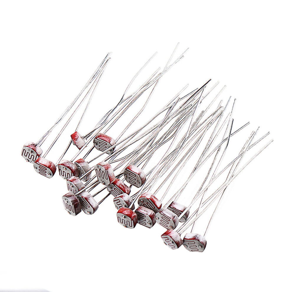 1000Pcs Light Dependent Resistor Ldr 5Mm Photoresistor Photoelectric Switch Element Photo Detector 5506 810367018507