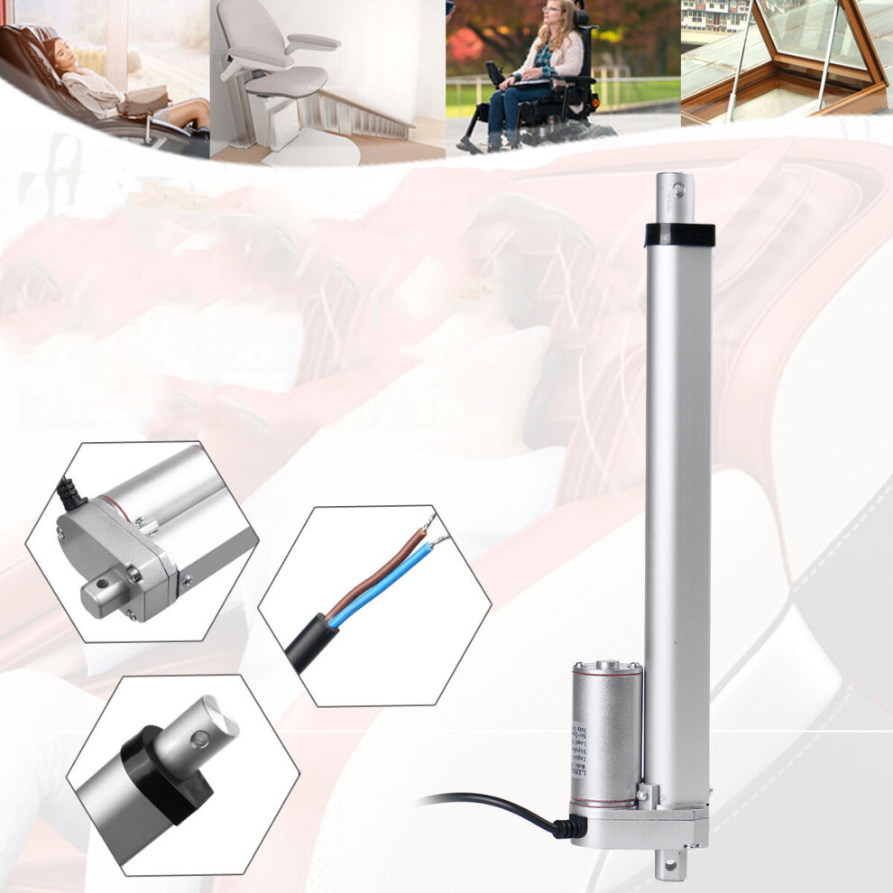 30W 2.5A Metal Gear Electric Linear Actuator 12V Linear Motor Moving Distance Stroke 50Mm 100Mm 150Mm 200Mm 250Mm 6900064643370