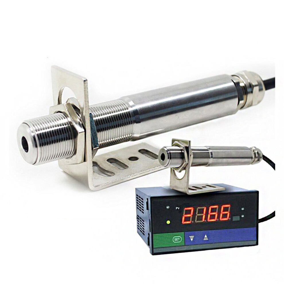 0-600 Online Infrared Temperature Sensor Temperature Measuring Probe 4-20mA Industrial Grade Infrared Contactless Transducer