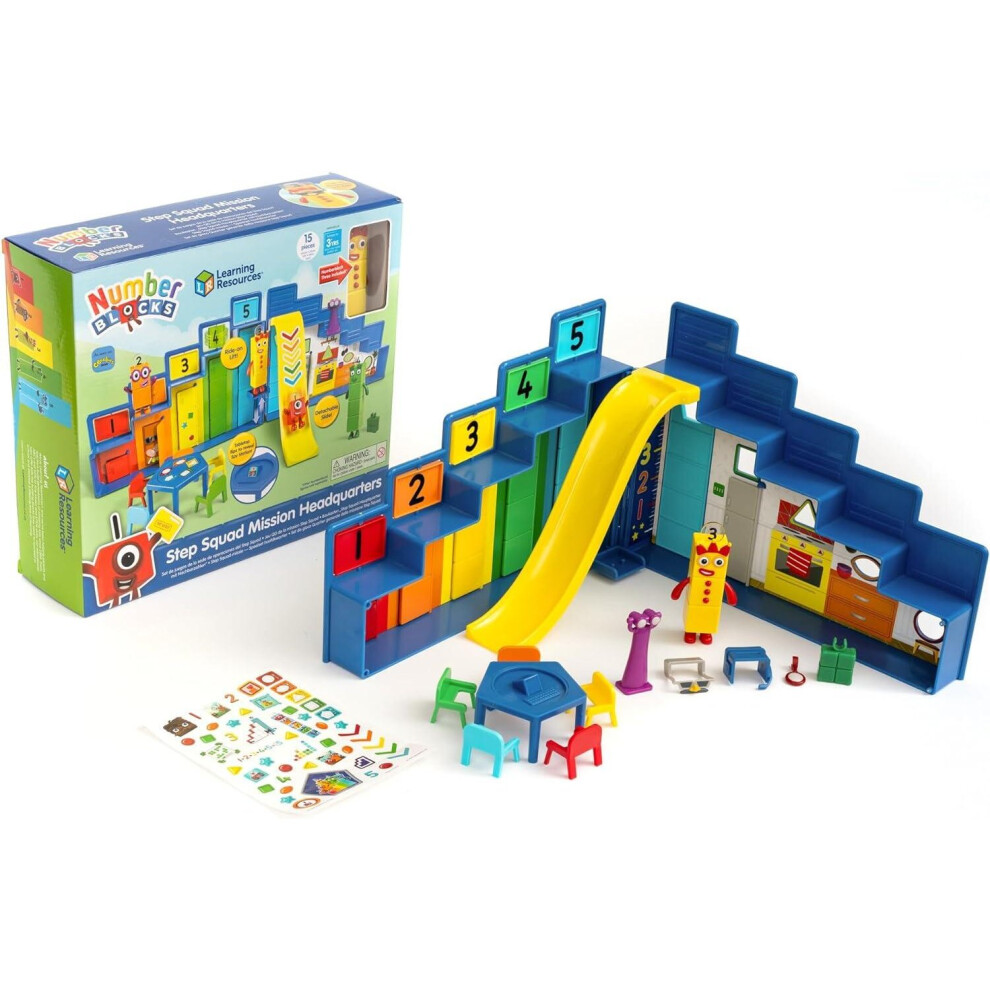 Learning Resources Numberblocks Step Squad Mission Headquarters Deluxe Playset