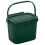 Addis Addis Everyday Kitchen Food Waste Compost Caddy Bin, 4.5 Litre, Dark Green 1