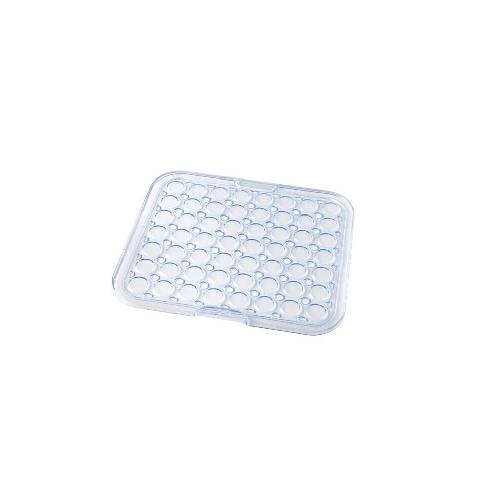 Kitchen Soft Non Slip Rubber Dish Protecting Sink Liner Clear