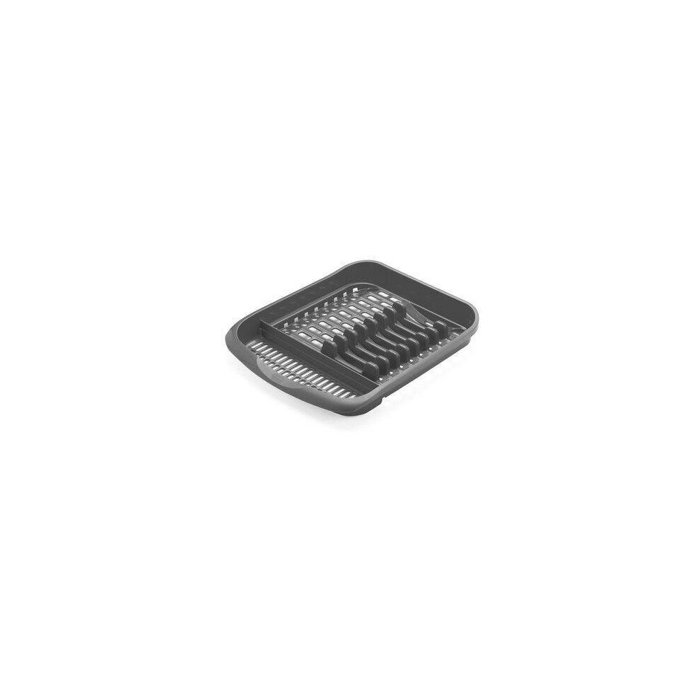 Addis Plate Dish Draining Rack, Metallic Grey