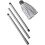 Addis Addis Cotton Mop with 3-Piece Handle, White/Metallic-Grey by Addis 1