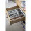 Addis Anti Slip 6 Compartment Drawer Plastic Kitchen Cutlery Organiser 3