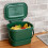 Addis Addis Everyday Kitchen Food Waste Compost Caddy Bin, 4.5 Litre, Dark Green 5