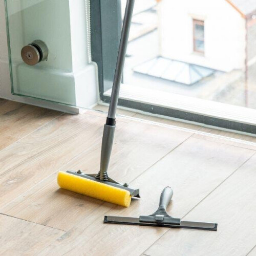 Addis Window Cleaning Sponge Wiping Blade Handle 3 In1 Kit 2