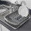 Addis Addis Plate Dish Draining Rack, Metallic Grey 2