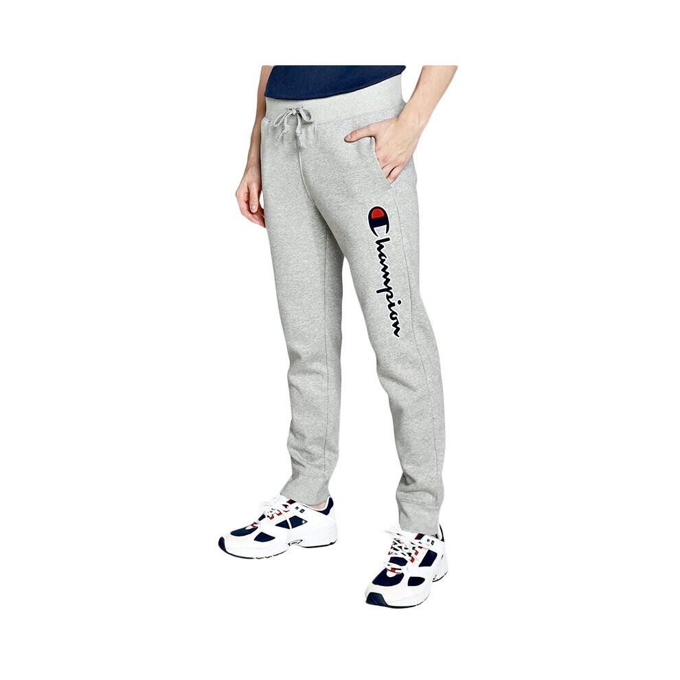 Champion (, Xs) Mens Joggers Fleece Bottoms Casual Cuffed Gym Sweatpants Trousers New Grey