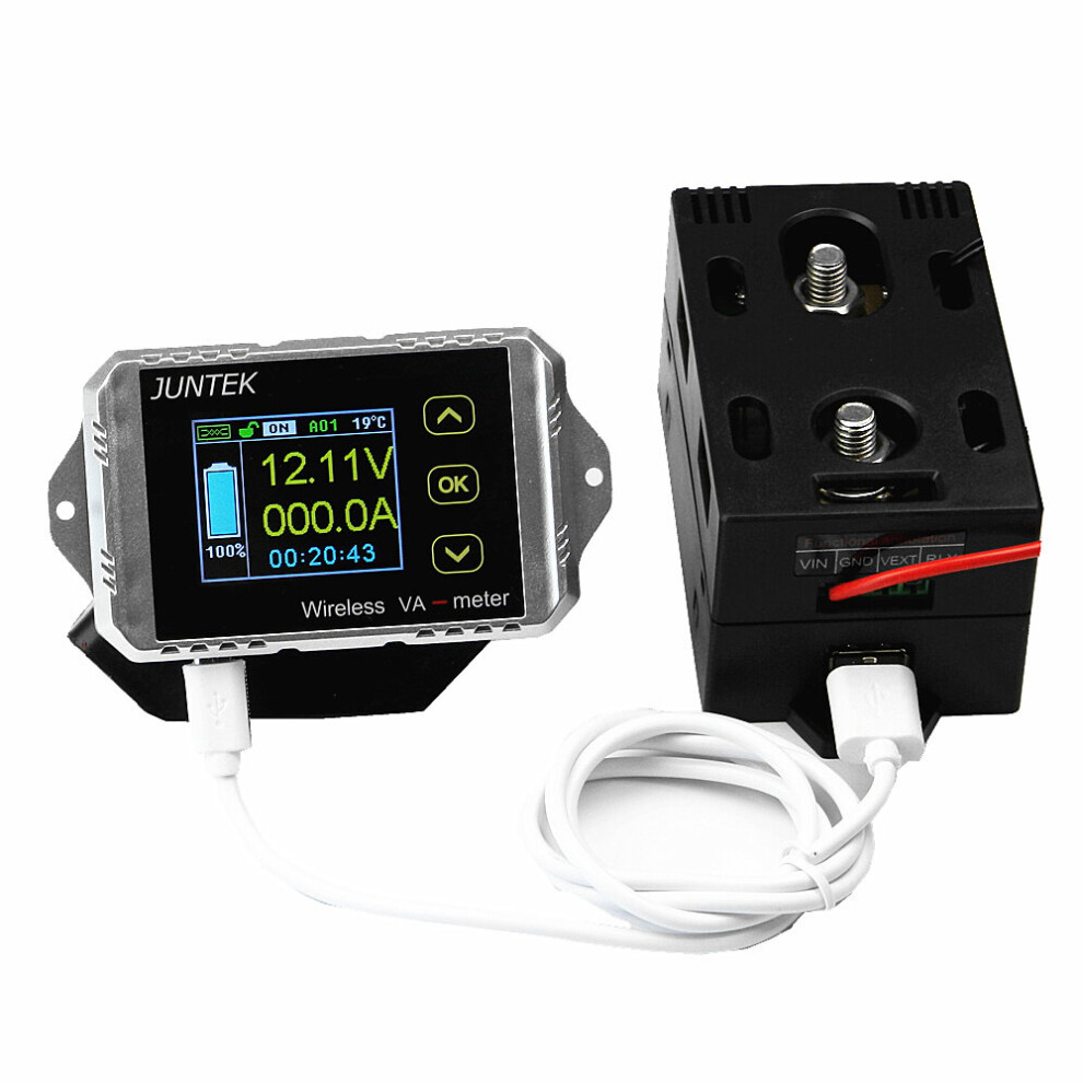 Vat4300 Wireless Dc Voltmeter Current Tester Watt Measurement Voltage Meter 300029452324
