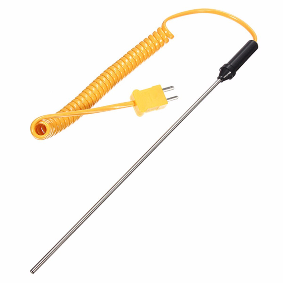 10Pcs K-Type Thermocouple Probe Stainless Steel Temperature Sensor 773823747239