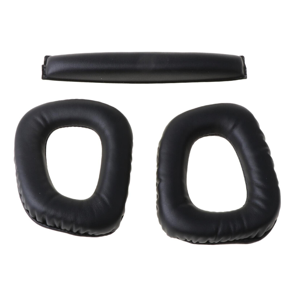 For Logitech G35 G930 G430 F450 Headphone Pad Replacement Ear Pad Sponge Headphones 9070414003233