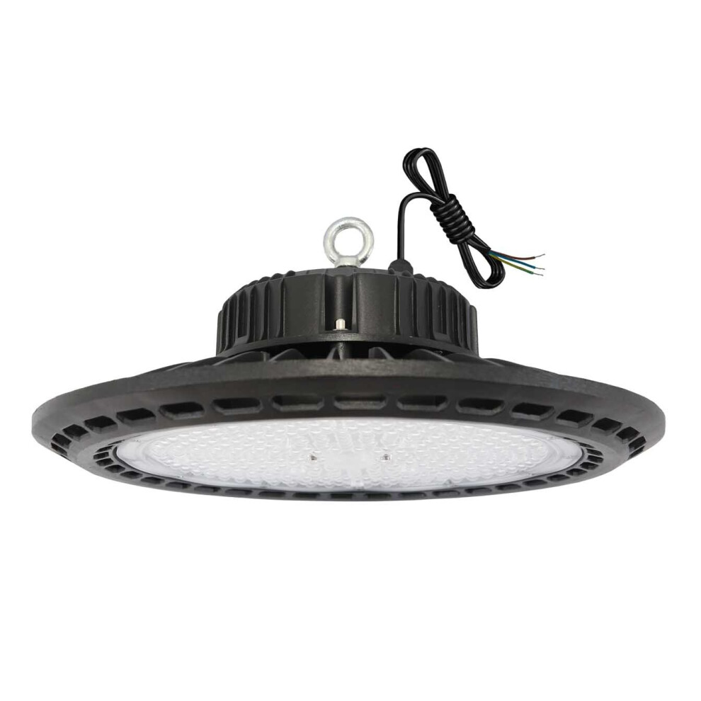 (4 Pack) 200w LED High Bay Light UFO IP65 Outdoor Commercial Warehouse Factory Lighting