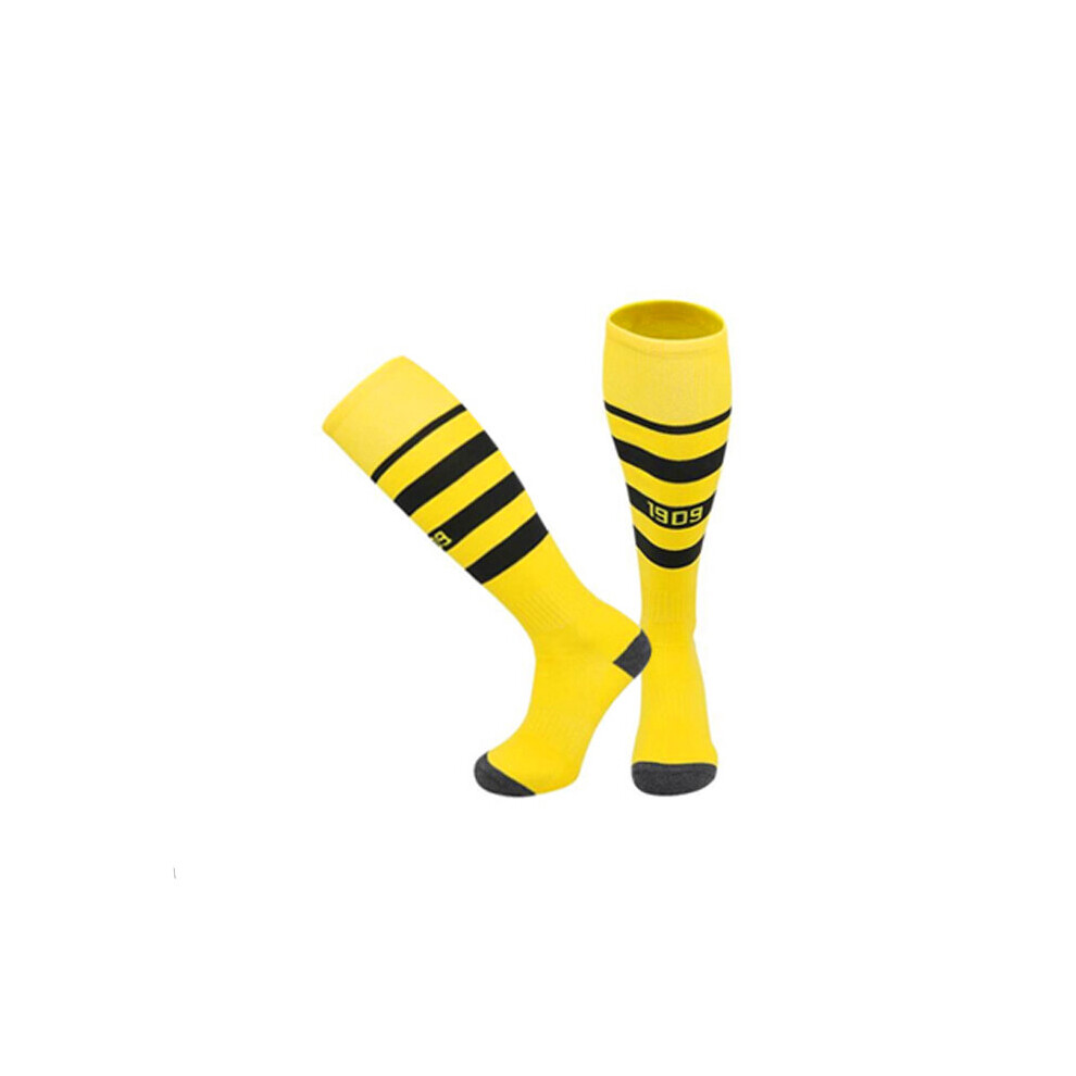 (Kids(EU30-36)) Kids & Adult Football Training Socks For 23-24 Dortmund Away