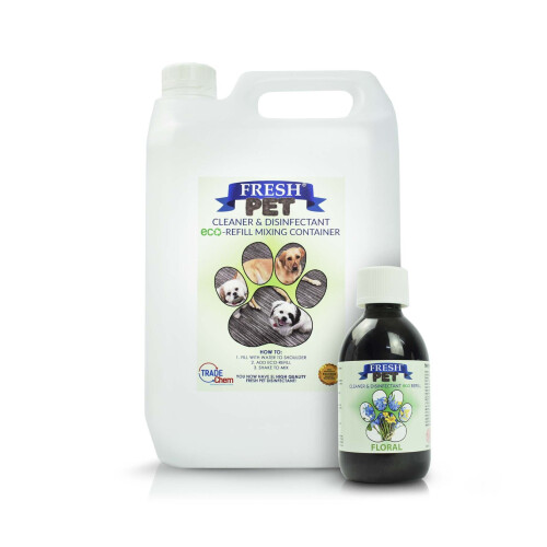 (Floral) Fresh Pet Disinfectant 5L Eco Refill Kit