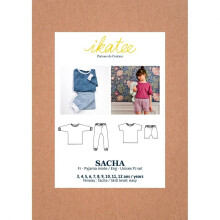 Ikatee Sewing Pattern Kids Sacha PJ Set Kids 3 Years - 12 Years Pyjamas