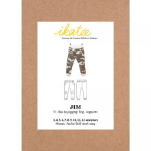 Ikatee Sewing Pattern Kids Jim Jogpants Kids 3 Years - 12 Years Trousers