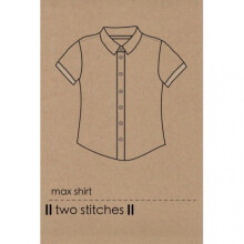 Two Stitches Sewing Pattern Max Shirt Kids 2 to 14 Years Tops, Shirts