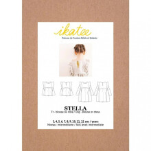 Ikatee Sewing Pattern Kids Stella Blouse & Dress Kids 3 Years - 12 Years