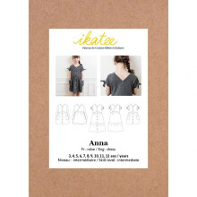 Ikatee Sewing Pattern Kids Zanzibar Top & Dress Kids 3 Years - 12 Years